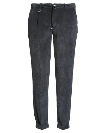 Barbati Man Pants Charcoal Size 34 Polyester, Polyamide, Elastane