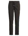 Barbati Man Pants Dark Brown Size 30 Cotton, Elastane In Black