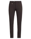Barbati Man Pants Dark Brown Size 30 Viscose, Polyamide, Elastane In Brown