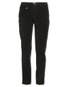 Barbati Man Pants Dark Brown Size 34 Cotton, Elastane In Black
