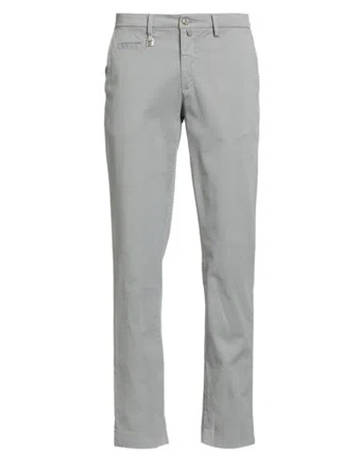 Barbati Man Pants Grey Size 28 Cotton, Elastane In Gray