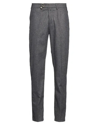 Barbati Man Pants Grey Size 28 Wool, Polyester In Gray