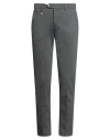 Barbati Man Pants Grey Size 30 Viscose, Polyamide, Elastane In Gray