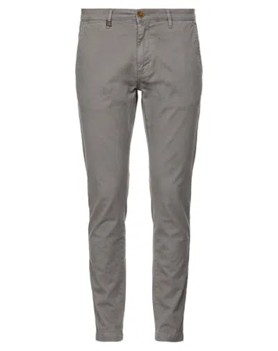 Barbati Man Pants Grey Size 34 Cotton, Elastane In Gray