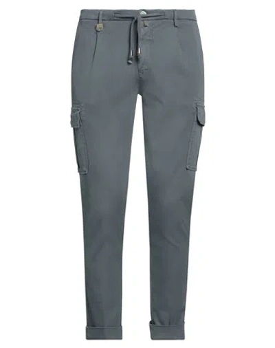 Barbati Man Pants Grey Size 36 Cotton, Elastane