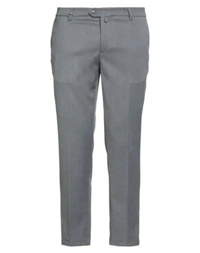 Barbati Man Pants Grey Size 36 Polyester, Viscose, Elastane In Blue