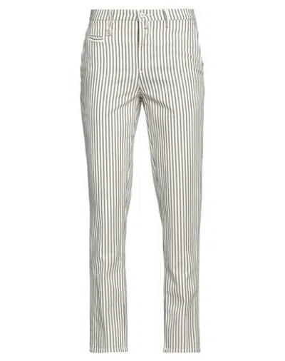 Barbati Man Pants Ivory Size 30 Cotton, Polyamide In White
