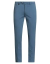 Barbati Man Pants Ivory Size 34 Viscose, Polyamide, Elastane In Blue