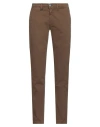 Barbati Man Pants Khaki Size 28 Cotton, Elastane In Sand