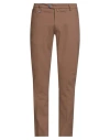 Barbati Man Pants Khaki Size 42 Cotton, Elastane In Brown