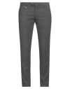 Barbati Man Pants Lead Size 40 Polyester, Viscose, Wool In Grey