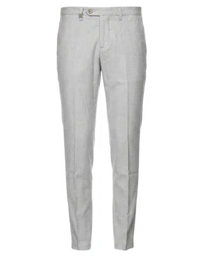 Barbati Man Pants Light Grey Size 30 Polyester, Viscose, Elastane In Gold