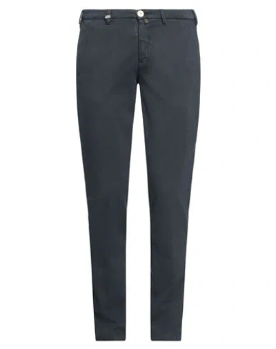 Barbati Man Pants Midnight Blue Size 28 Cotton, Elastane