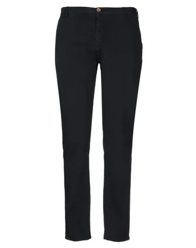 Barbati Man Pants Midnight Blue Size 28 Cotton, Elastane