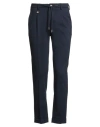 Barbati Man Pants Midnight Blue Size 30 Viscose, Polyamide, Elastane In Blue