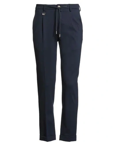 Barbati Man Pants Midnight Blue Size 30 Viscose, Polyamide, Elastane