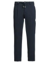 Barbati Man Pants Midnight Blue Size 30 Viscose, Polyamide, Elastane In Blue
