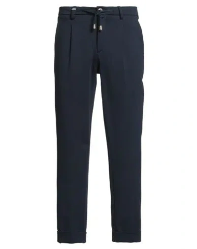 BARBATI BARBATI MAN PANTS MIDNIGHT BLUE SIZE 30 VISCOSE, POLYAMIDE, ELASTANE