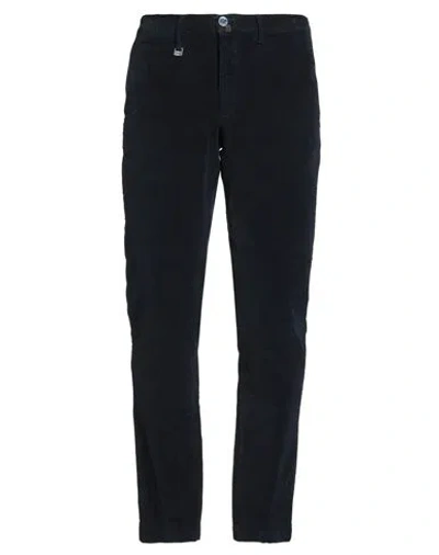 Barbati Man Pants Midnight Blue Size 34 Cotton, Elastane In Black