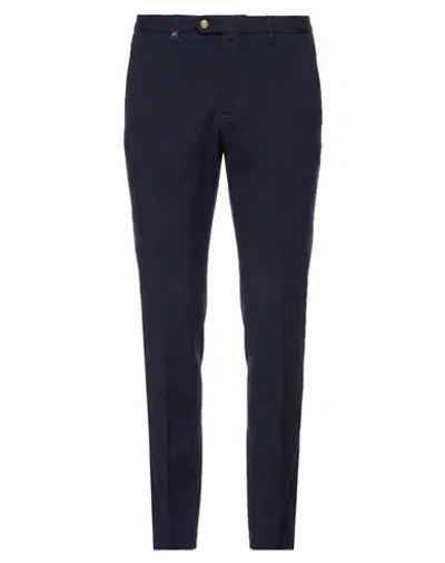Barbati Man Pants Midnight Blue Size 34 Viscose, Polyamide, Elastane