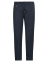 Barbati Man Pants Midnight Blue Size 36 Cotton, Polyamide, Elastane