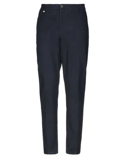 Barbati Man Pants Midnight Blue Size 38 Cotton, Elastane