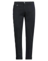 Barbati Man Pants Midnight Blue Size 38 Cotton, Elastane In Black