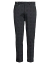 Barbati Man Pants Midnight Blue Size 38 Viscose, Polyamide, Elastane In Black