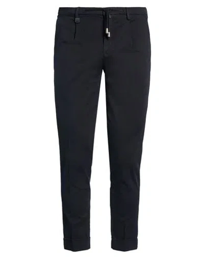 Barbati Man Pants Midnight Blue Size 40 Cotton, Elastane