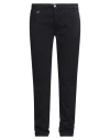 Barbati Man Pants Midnight Blue Size 40 Cotton, Elastane In Black