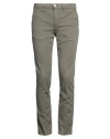 Barbati Man Pants Military Green Size 32 Cotton, Elastane In Gray