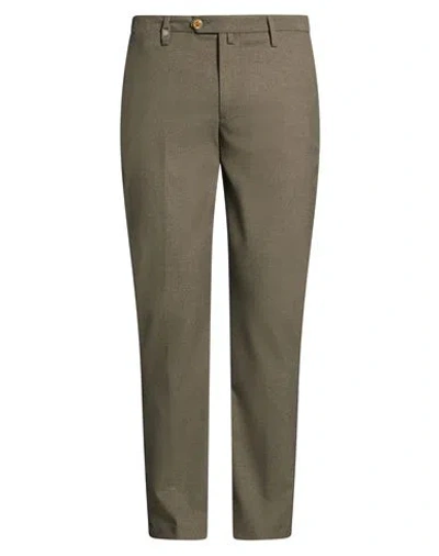 Barbati Man Pants Military Green Size 34 Polyester, Viscose, Elastane In White