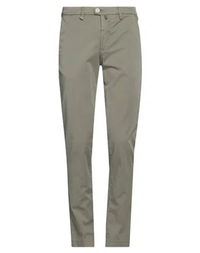 Barbati Man Pants Military Green Size 36 Cotton, Elastane