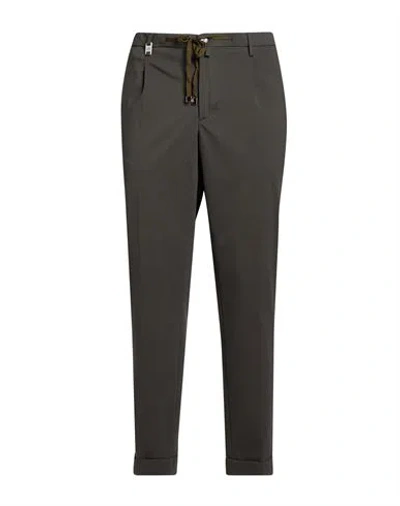 Barbati Man Pants Military Green Size 38 Cotton, Polyamide, Elastane In Gray