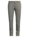 Barbati Man Pants Military Green Size 40 Cotton, Elastane