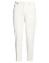 Barbati Man Pants Off White Size 36 Polyester, Viscose, Elastane