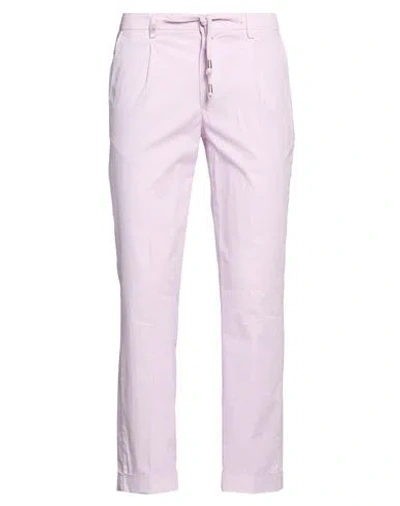 Barbati Man Pants Pink Size 30 Cotton, Elastane