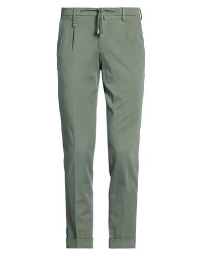 Barbati Man Pants Sage Green Size 28 Cotton, Elastane