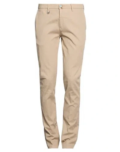 Barbati Man Pants Sand Size 32 Cotton, Elastane