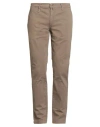 Barbati Man Pants Sand Size 36 Cotton, Elastane In Brown