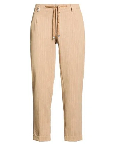 Barbati Man Pants Sand Size 36 Cotton, Polyamide, Elastane In Neutral