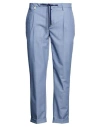 Barbati Man Pants Slate Blue Size 38 Polyester, Viscose, Elastane