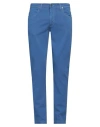 Barbati Man Pants Slate Blue Size 40 Cotton, Elastane