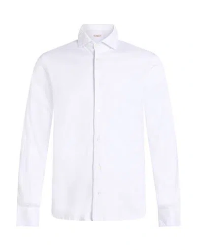 Barbati Man Shirt White Size 3xl Cotton, Modal