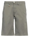 Barbati Man Shorts & Bermuda Shorts Military Green Size 28 Cotton, Elastane