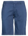Barbati Man Shorts & Bermuda Shorts Navy Size 42 Cotton, Elastane In Blue