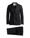 Barbati Man Suit Black Size 36 Pes, Wool, Viscose, Elastane In Black