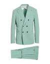 Barbati Man Suit Green Size 42 Polyester, Viscose, Elastane In Animal Print