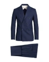 Barbati Man Suit Midnight Blue Size 46 Pes, Wool, Viscose, Elastane