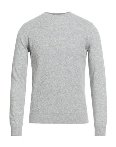 Barbati Man Sweater Light Grey Size L Polyamide, Wool, Viscose, Cashmere In Gray